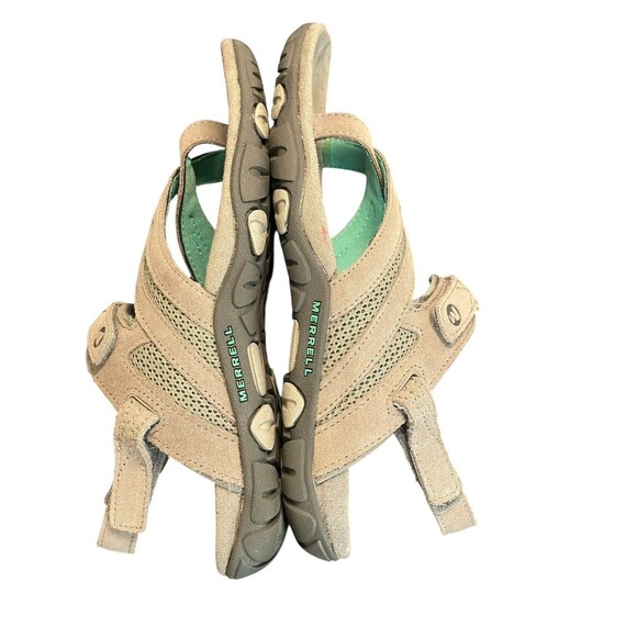 Merrell Wild Dove Sandal Size 6 Gray Hiking Adjustable Performance - Picture 9 of 10